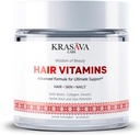 Juuksekasvu vitamiinid biotiini, kollageeni, Keratini, nõgesjuure ja saw Palmettoga toetavad tervislikke juukseid, stimuleerivad juuksefolliikuleid ja takistavad juuste väljalangemist ja hõrenemist. Valmistatud USA-s - 90 Count