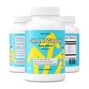 SMARTGROW 5-in-1 Promote Strong Bones Eye & Health Calcium, Vitamiin D3, Aminohapped - Sleep Aid, Immune Support, Brain & Eye Health - 90 kapslit