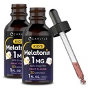 Carlyle Kids Melatoniin Vedelik | 1 fl oz | Two Pack | Fruit Flavor | Drug Free Children Supplement