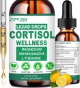 Kortisooli täiendused naistele ja meestele, 16-in-1 kortisooli vähendaja Detox Manager w. Magneesium, Ksm-66 Ashwagandha, L-Theanine, Rhodiola, fosfatidüülseriin Alam-kortisoolile, Recess Mood, Focus Support