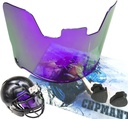 No Fog Football Visor, noorte ja täiskasvanute jalgpalli kiivri Viosor. Näokaitse visor jalgpalli kiivri tarvikutele, löögikindlus, kriimustuskindlus, UV-plokk, vähendab pimestamist, OK selgus