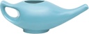 Keraamiline Neti Pot nina puhastamiseks | Looduslik siinusinfektsiooni ravi | Sisaldab 10 kotikest Neti soola | 225 ml (7,6 FL Oz) mahutavus | Sinine värv