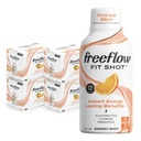 Freeflow Fit energia Shots, Orange Slice, Natural Caffeine Boost koos L-theanine, ženšenn, vitamiinid, prebiootikumid, elektrolüüdid (24 Count, 2oz Shots)