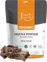 Just Jaivik 100% orgaaniline Arjuna koore pulber (Terminalia Arjuna) 1/2 LB, 08 oz, 227 g USDA sertifitseeritud orgaaniline- biolagunev taassuletav Zip Lock Pouch Traditsiooniline noorendav ja toonik südamele *
