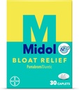 Midol Bloat Relief, Caplets koos Pamabromiga, 30 krahv