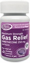 Gas Relief Maksimaalne tugevus, Simethicone 250 mg (120 Softgels), Kiire leevendus gaasist, Bloating, Fullness, Painful Disfort, Võrreldes maksimaalse tugevusega Phasyme Active Koostisosa