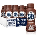 Core Power Fairlife 26g valgu piimakokteilid, valmis treeningu taastamiseks, šokolaad, 11,5 Fl Oz (12. pakk)