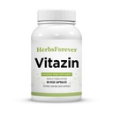 Herbsforever Vitazin Capsules Ayurveda taimsete täiendada toetab energia ja jõudlus annab füüsilise ja vaimse tugevuse 90 Vege kapslid 800 Mg iga