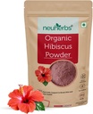 Orgaaniline Hibiscus pulber naistele ja meestele (100 gm, pakend 1) | Ajurveeda hooldus naha ja juuste tervise parandamiseks | 100% looduslik ja vegansõbralik | Antioksüdandi ja C-vitamiini rikas | Lisaained puuduvad