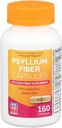 Rite Aid Psyllium Fiber kapslid, 160 Count, Psyllium Fiber Supplement, | Kõhukinnisus Relief | 100% Natural Psyllium Husk Fiber | Aitab taastada korrapärasust | Edendab seedetrakti tervist