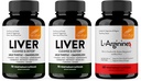 Sandhu's Maks Renew Cleanse & L-Arginine lämmastikoksiidi prekursori kapslitega | Toetab immuunsust, seedetrakti tervist, energiat ja tervislikku ringlust
