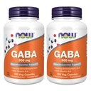 NOW Gaba 500mg,100 Count (2. pakk)