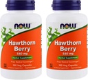 NOW Foods Hawthorn Berry 540 mg , 100 Veg kapslit ( 2 pakendis )