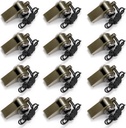 Kingrol 12 Pack ohutuse viled täiskasvanutele, Loud Emergency viled Lanyard paadisõit, matkamine, telkimine ja ronimine