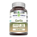 Amazing Formulas küüslaugu täiendus | 50 Mg kontsentraat (100:1) | 5000 Mg ekvivalent | 120 Softgels | Mitte-GMO | Gluteenivaba | Valmistatud USA-s