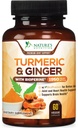 Kurkumiini lisand 1950mg - 95% kurkuminoidid orgaanilise kurkumi ja ingveriga, BioPerine Black Pepper parima imendumise jaoks, Looduse Vegani ühistoetus, mitte-GMO, villitud USA-s - 60 kapslit