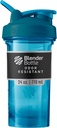 BlenderBottle Shaker Bottle Pro seeria sobib ideaalselt valgu raputamiseks ja enne treeningut, 24-kordne, Ocean Blue