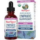 MaryRuth Organics Lymphatic Support Drops | USDA Organic Lymphatic Cleanse Immune Support Supplement | Lymphatic Support with Echinacea & Elderberry | Blue Vervain | Vegan | Non-GMO | 30 Servings