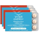Viter Energy Kofeiinitud Gum 60mg Kofeiin, B Vitamiinid, Guarana, Suhkruvaba. (Variety, 12 tk, 4 tk)