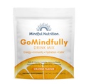 GoMindously Orange Super Calm Magneesium Pulber Joogisegu Hüdraadimiseks, Taastamiseks, Immuunsuseks Ja Energiaks Trace Minerals, Essential Vitamiinid, L-Theanine ja B-vitamiini kompleks