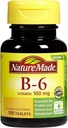 Nature Made Vitamiin B6 100 mg Tabs, 100 ct