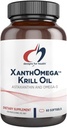 Disainid Health XanthOmega - Krill õli 12 mg astaksantiini - Antioksüdant, fosfolipiidid + EPA / DHA Omega 3 - südame-veresoonkonna, naha + silmade tervise täiendus (120 Softgels)