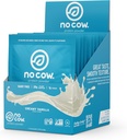 No Cow Vegan Protein Powder, Vanilla, 20g Taimne Valk, Ühe Servi Pakendid, Piimavaba, Sojavaba, Ei Suhkru Lisatud, Keto Sõbralik, Gluteenivaba, Looduslikult Magustatud, Non GMO, Kosher, 10 Count