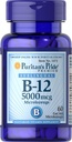 Puritaanid Pride Vitamiin B-12 Aitab Muuta Toidu Energiaks * 5000 Mcg Sublingual- Microlozenges, 60 Count (Pack of 1)