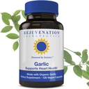 Rejuvenatsiooniteraapia Puhas orgaaniline küüslauk - südame tervise ja immuunsüsteemi tugi (120 vegankapslit)