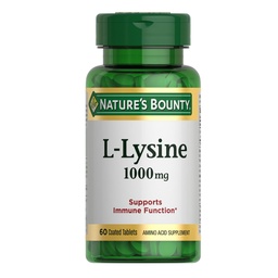 Nature's Bounty L-Lysine 1000 mg, 60 tabletti (3. pakendis)