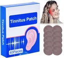 Tinnitus Relief Ringing kõrvad, 120PCS Tinnitus Patches, tõhusalt leevendab kuulmislangus 3BOX