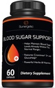 Premium Blood Sugar Support Supplement - Toetab tervislikku veresuhkru taset juba normaalses vahemikus - Sisaldab mõru melon ekstrakti, vanaadiumi, kroomi, kaneeli ja alfa lipohappe 60 kapslit