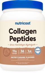 Nutrikost kollageenpeptiidid pulber 1LB (454 G) (soolatud karamell) - rohusööda veise kollageenhüdrolüsaat