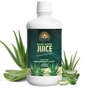 Orgaaniline Aloe Vera mahl, käsitsi valmistatud 100% sertifitseeritud orgaanilisest, Californias kasvatatud, Farm Fresh Aloe alates 1972. aastast Kasutage sisemiselt toidulisandina või paikselt, 32floz