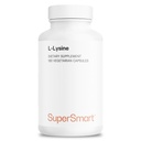 Supersmart - L-lüsiin 6000 mg päevas (suur tugevus) - oluline aminohappe lüsiini lisand | Mitte-GMO ja gluteenivaba - 180 taimekapslit