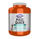 NOW Foods Sports Mass Gainer Protein Pulber, Creamy Chocolate Maitse, Herne ja vadakuvalgu segu, 5,5 naela.