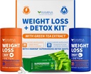 Ultimate Weight Loss Kit – 30 Day & Night Time Detox Shots – Metabolism Booster & Appetite Control – Dieet täiendused naistele ja meestele – Rasvapõletuse ja kaalulangus pillid, Fat Burner & Appetite Supressant
