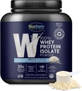 Biochem Whey Protein Isolaatpulber - Vanilla Flavor, 20 Grams per Serving, mis pärineb rohutoidulistest lehmadest, mitte-GMO-st, taimetoidust, kunstlikest maitsetest või magusainetest - toetab lihasmassi ja jõudlust