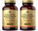Solgar Kaltsium Magneesiumtsitraat - 100 tabletti, pakend 2 - mitte-GMO, vegan, gluteenivaba, Kosher - 40 kokku