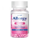 HealthA2Z® allergia leevendus | difenhüdramiin HCL 25mg | Antihistamiin | leevendus sügelevast kurgust, aevastamisest, runny ninadest | sise- ja välisallergia (200 kapslit (1. pakk))