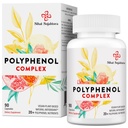 67 500 MG Polüfenoolide täiendus - võimsad antioksüdandid ja polüfenool vanuse kaitseks, polüfenool Superfood, Quercetin, resveratrool, roheline tee, taimepõhine ja energia, immuuntoetus, 90 kapslit