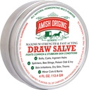 Amish Origins Joonistamine Salve salv, 4 oz Maksimaalne tugevus Kiire tegutsemine Joonista Salve lõhede jaoks, keetmine, Bee Stings, Cyst, Anti Itch Cream, Made in USA