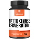 Nattokinaasi täiendus 3300mg koos Trans-Resveratrooliga - immuunsussüsteemi, tervisliku südame ja keha tasakaalu toetamine - 30 serveerimist