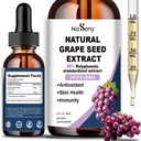 Natural Grape Seed Extract Tilgad-300 mg Viinamarjaseemne Ekstrakti Vedelik Täiendus - Maksimaalne Tugevus Vitis Vinifera Seemne Tinktuur, Standarditud 95% Polüfenoolid, Mitte-GMO, Gluteenivaba (60 ml)