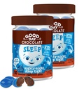 Hea päev Chocolate Melatonin lastele [2 Pack] - Fair Trade Non-GMO šokolaad kummeli ja melatoniini 1 mg - väikelapse melatoniin, lapsed Natural Sleep Aid vanuses 3 ja üles