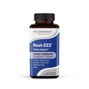 Rest-ZZZ Extra Tugevus - Sleep Support Supplement - Fall Asleep & Stay Asleep - Calms Närvisüsteem - loomulikult kergendada lihaste pinget ja rahutust - Madal annus Melatoniin GABA & kummel - 60 kapslit