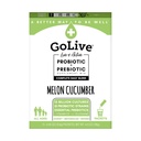 GoLive probiootikumid täiskasvanutele ja lastele, melon ja kurk, 10ct- probiootikumid täiskasvanutele ja lastele, soolestiku ja seedetrakti tervise prebiootilised kiud, mida soovitavad arstid ja dieedid