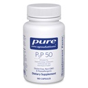 Puhtad kapslid P5P 50 - aktiivne vitamiin B6 - toetab energia metabolismi ja aju tervist * - gluteenivaba ja mitte-GMO - 180 kapslit