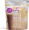 Klõpsake kohvivalgu pulbrit | topeltkahvel Espresso | 16g valku | 23 olulist vitamiini | madala kalorsusega toidu asendaja | 150mg kofeiini | gluteenivaba | Kunstlike maitsete või värvideta | Vanilje