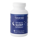 BRAINMD Pane mind magama loomulikult - 90 närimistabletti - melatoniini, L-teaniini, magneesiumi, GABA, B6-vitamiini ja 5-HTP - gluteenivaba - 45 serveerimist